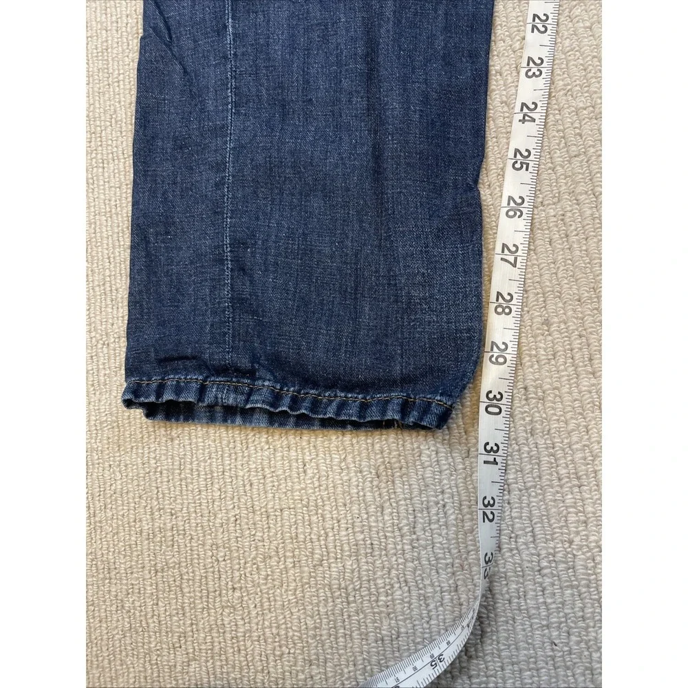 Lucky Brand Men's 36x32 221 Original Straight Jeans Cotton Linen Blend